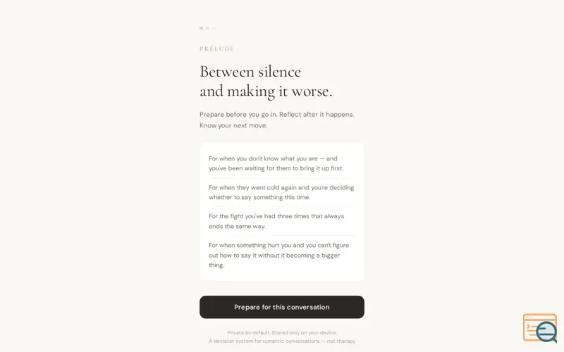 Screenshot of Prelude