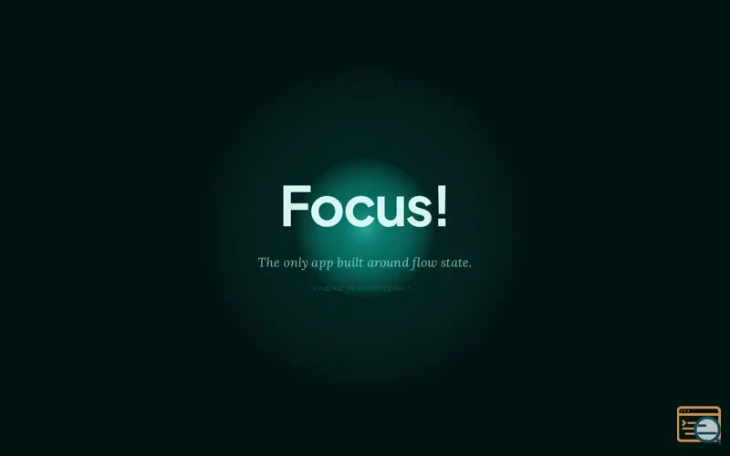 Screenshot of Focus!, a launch using Neoserv