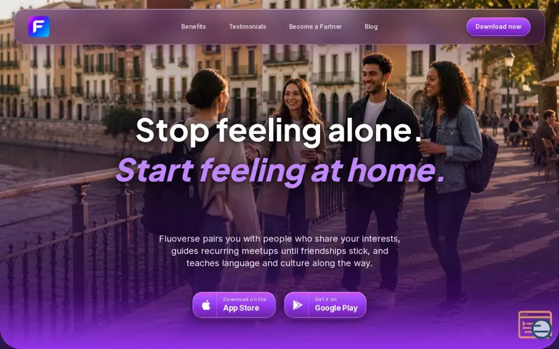 Screenshot of Stop Feeling Alone