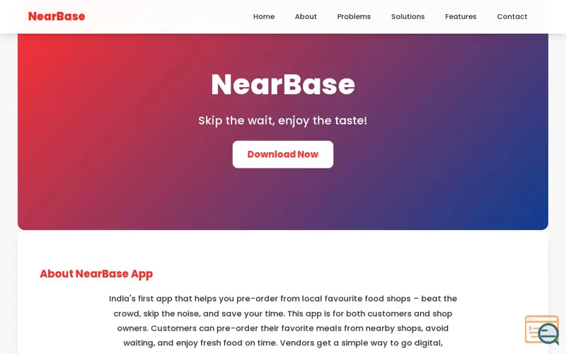 Screenshot of NearBase