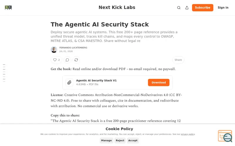 Screenshot of Nextkicklabs