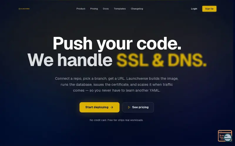 Screenshot of Launchverse, a launch using JivoSite