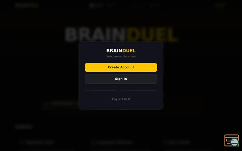 Screenshot of BrainDuel