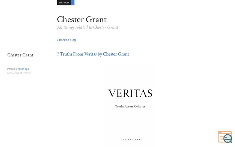 Screenshot of Veritas