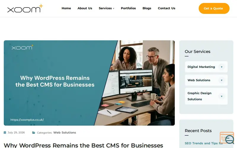 Screenshot of Xoomplus