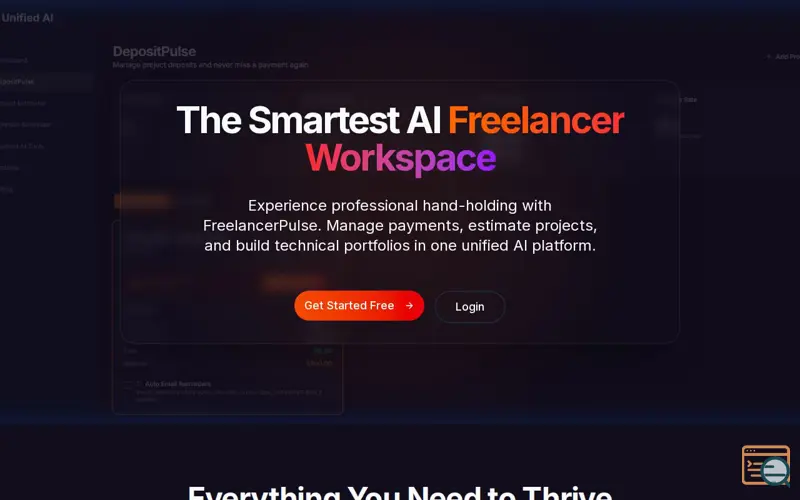 Screenshot of FreelancerPulse
