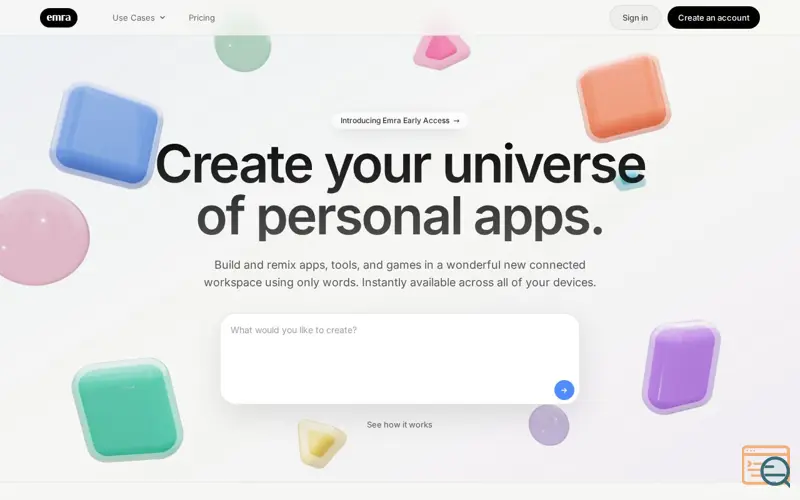 Screenshot of Emra