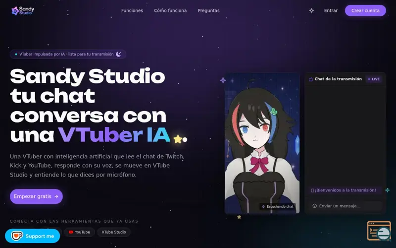 Screenshot of Sandy Studio