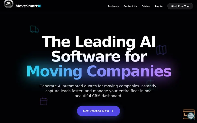 Screenshot of MoveSmart AI