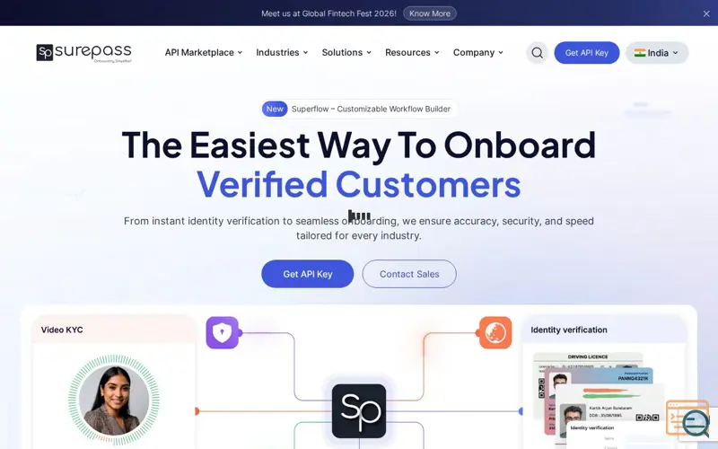 Screenshot of Surepass Technologies