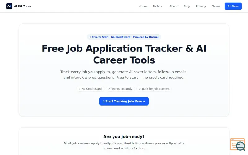 Screenshot of AI Kit Tools