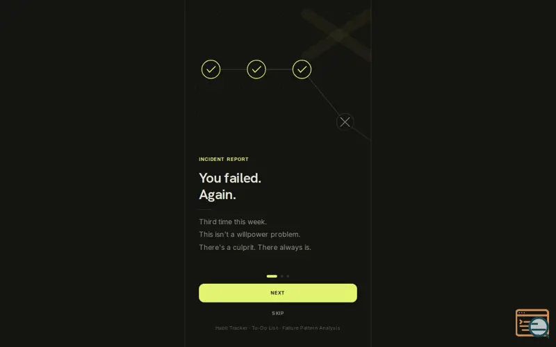 Screenshot of Retry