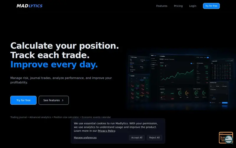 Screenshot of Madlytics