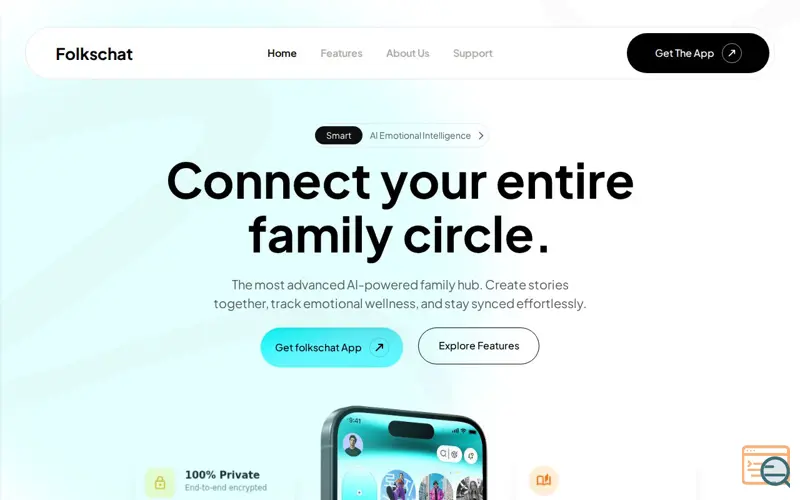 Screenshot of FolksChat