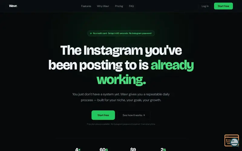 Screenshot of Wavr