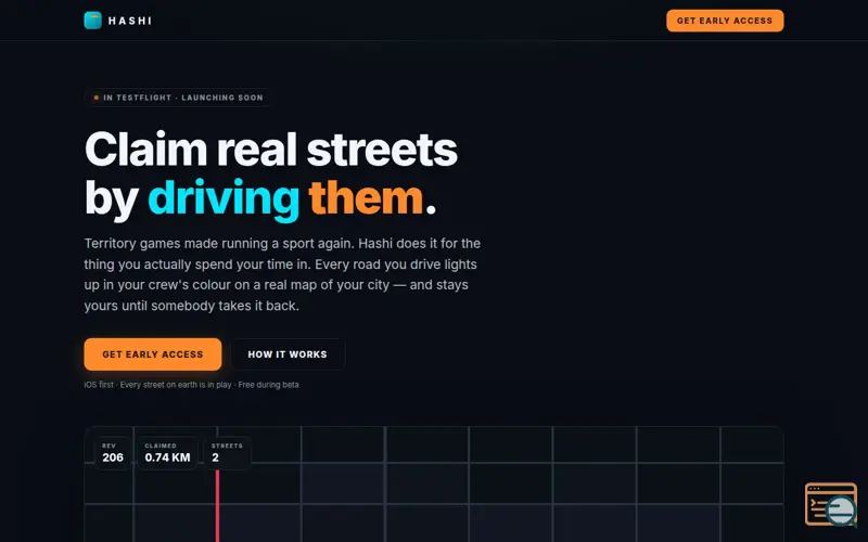 Screenshot of Hashi