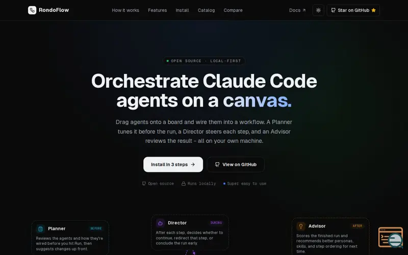 Screenshot of Rondoflow