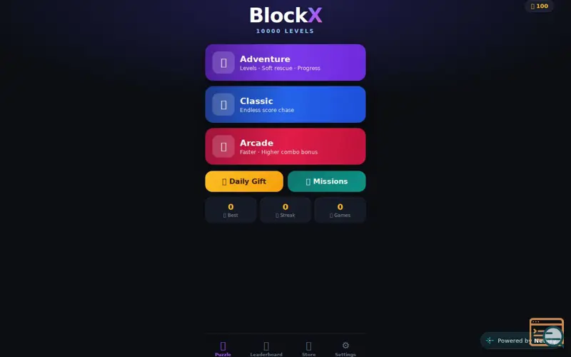 Screenshot of Block X Clash