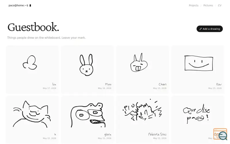 Screenshot of Paco