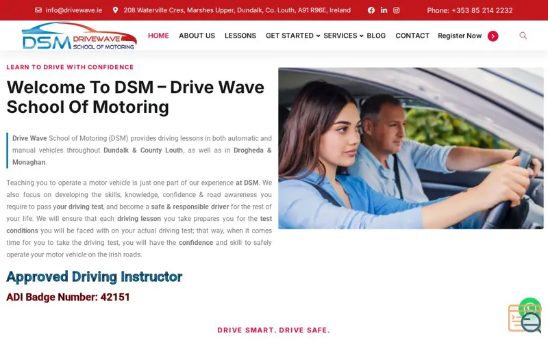 Screenshot of Drive Wave -