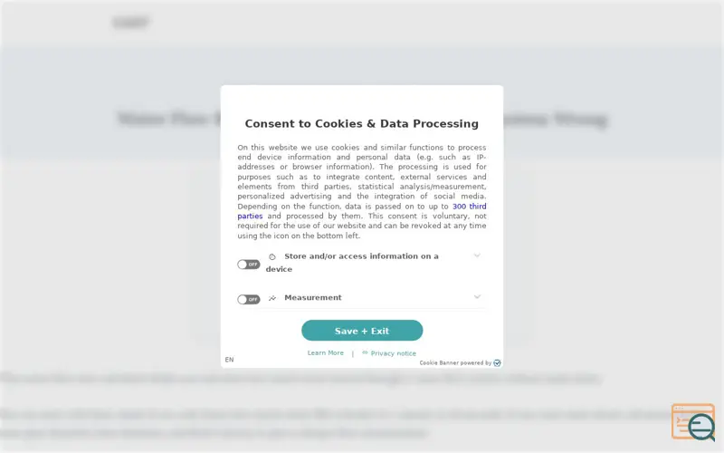 Screenshot of WaterFilterCast.com, a launch using Mediavine