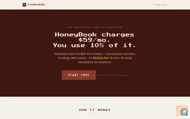Screenshot of Stampwerk