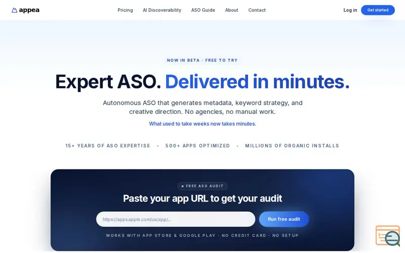 Screenshot of AppeakPro