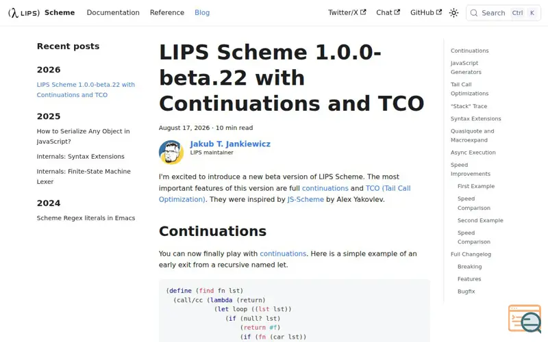 Screenshot of Lips