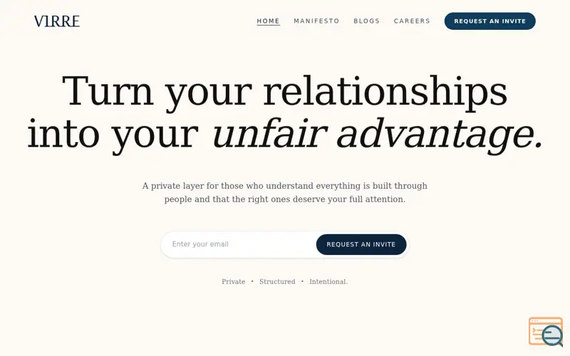 Screenshot of Virre