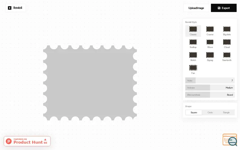 Screenshot of Ravioli