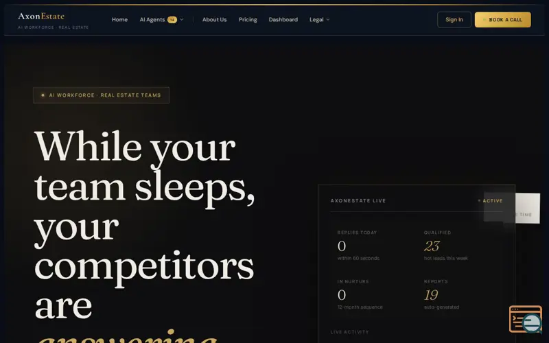 Screenshot of AxonEstate