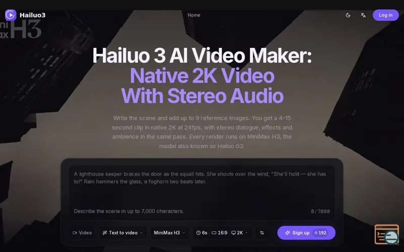 Screenshot of Hailuo3