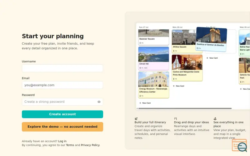 Screenshot of Turistar App