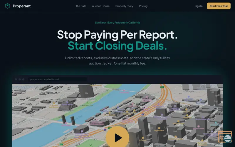 Screenshot of Properant
