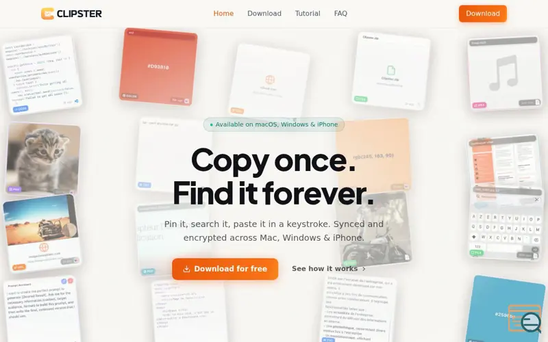 Screenshot of Clipster