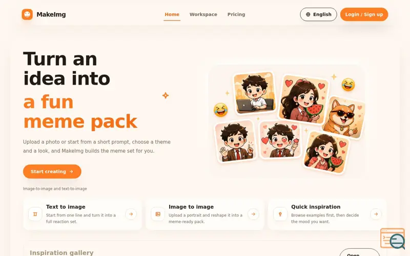 Screenshot of MakeImg