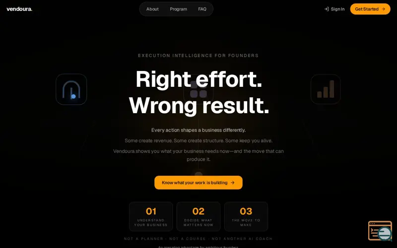 Screenshot of Vendoura