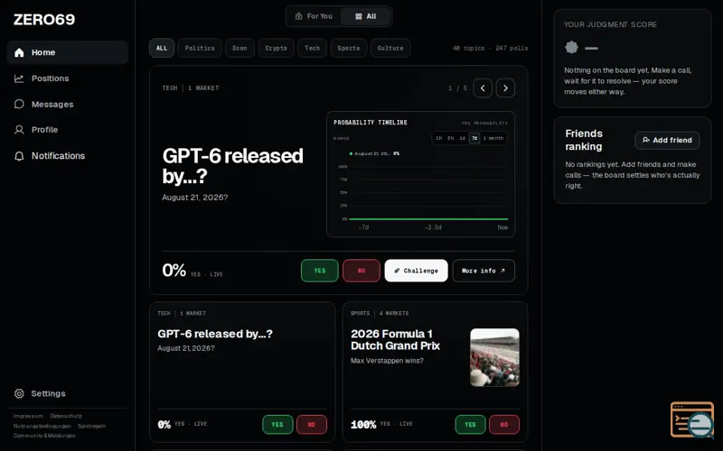 Screenshot of ZERO69