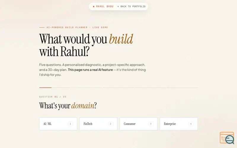 Screenshot of Build Together with Rahul Babu