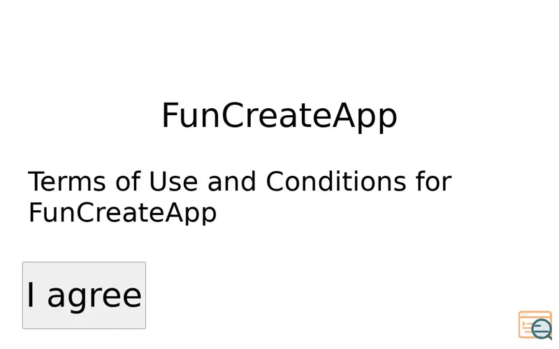 Screenshot of FunCreateApp