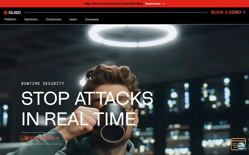 Screenshot of Oligo Security