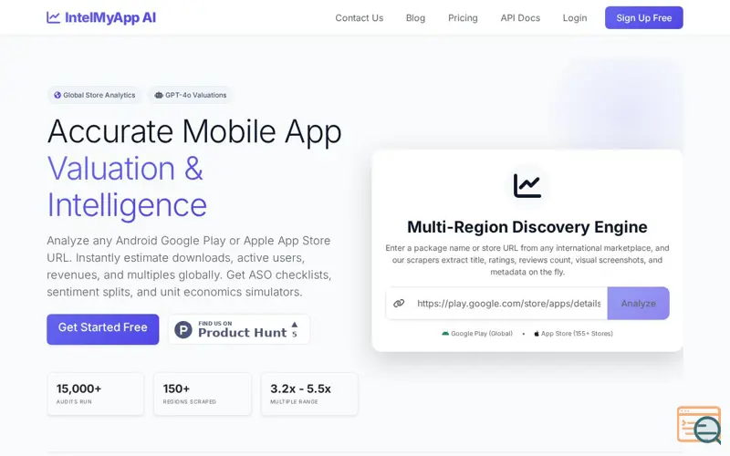 Screenshot of IntelMyApp AI