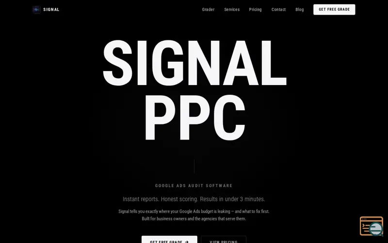 Screenshot of Signal - Agency Lead Generation Tools