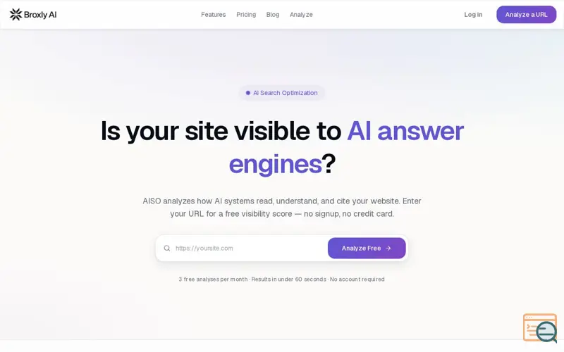 Screenshot of Broxly AI