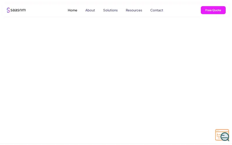Screenshot of Saasnm, a launch using O3Host