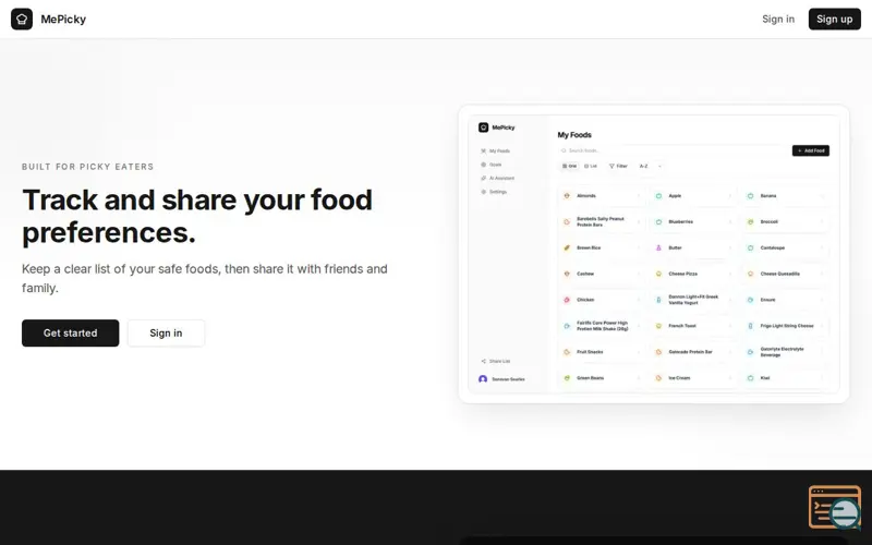 Screenshot of MePicky