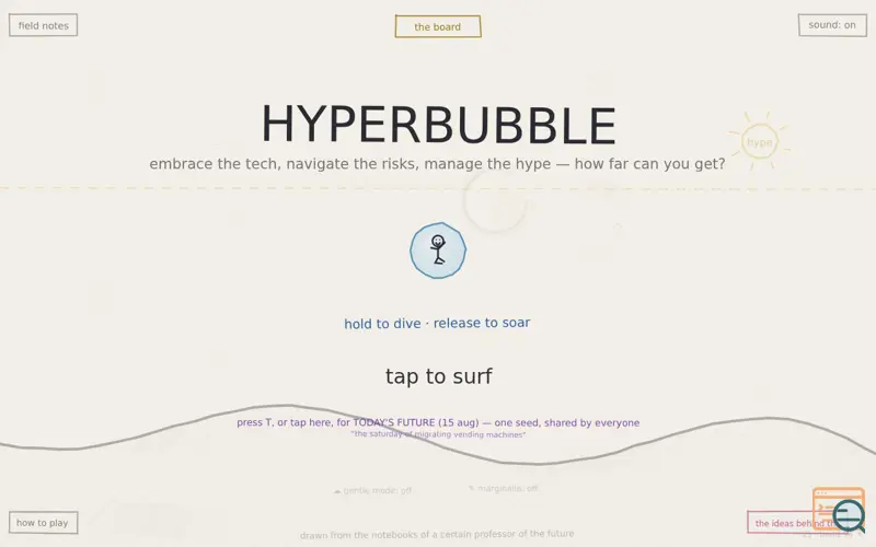 Screenshot of Playhyperbubble