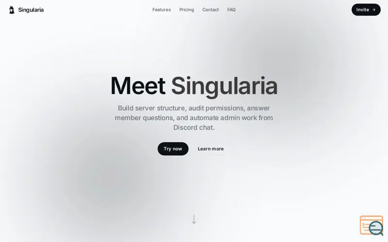 Screenshot of Singularia