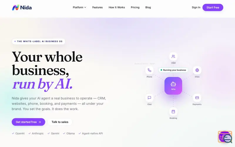 Screenshot of Nida-OS