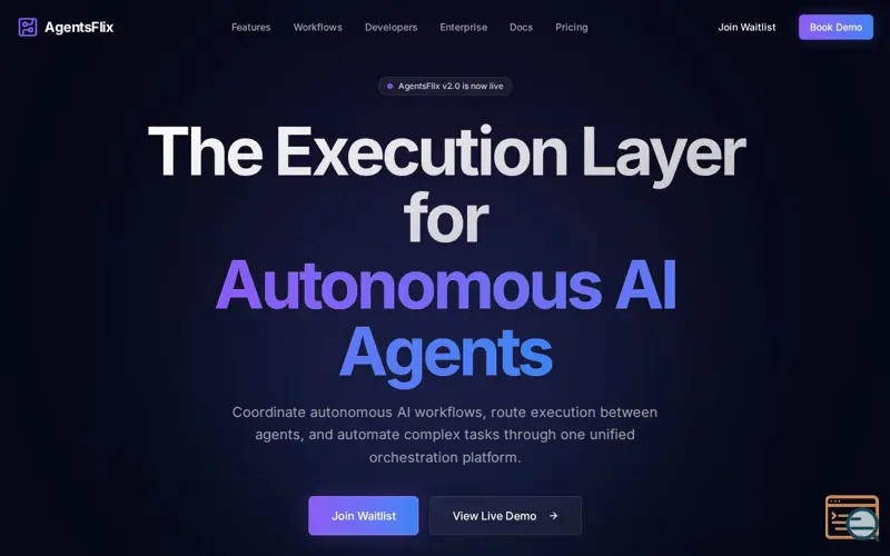 Screenshot of Agentsflix